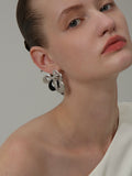 Iris Enamel Earrings