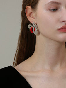 Iris Enamel Earrings