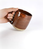 Dark red mug n°4 | large